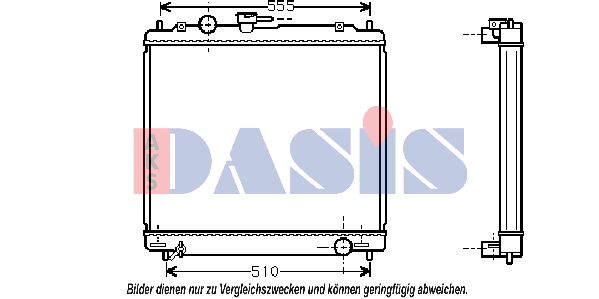AKS DASIS Radiators, Motora dzesēšanas sistēma 140670N